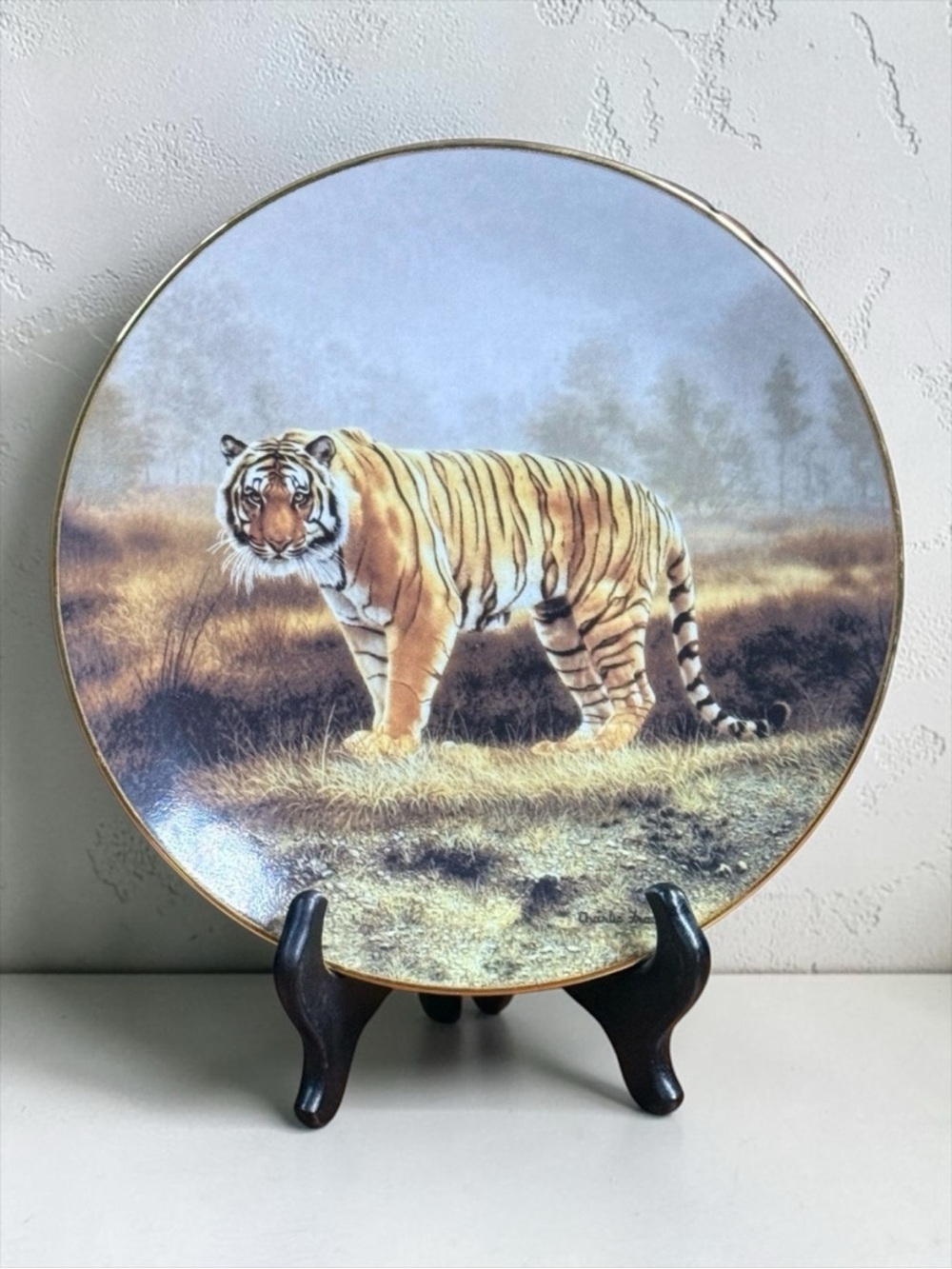 W.L. George “Royal Bengal” by Charles Fracé Collector Plate